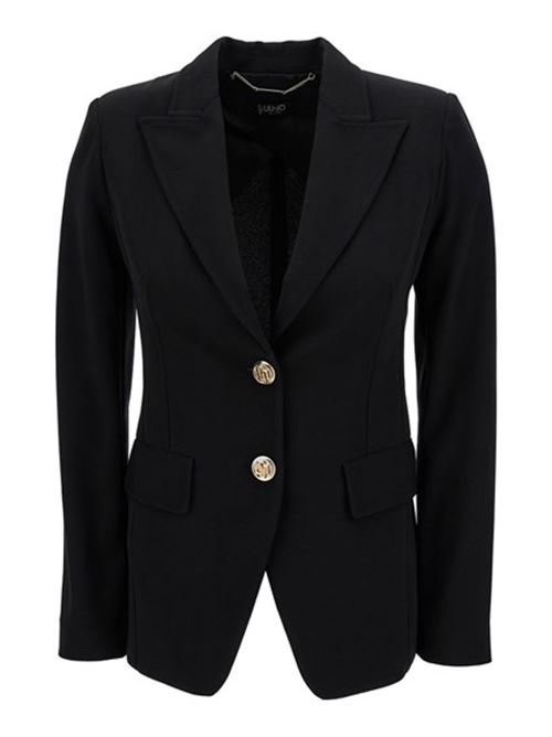 Giacca donna  con due bottoni nera LIU JO | CA4045-J193022222